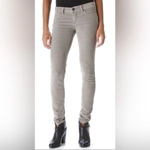 Free people steel grey corduroy boho pants size 26